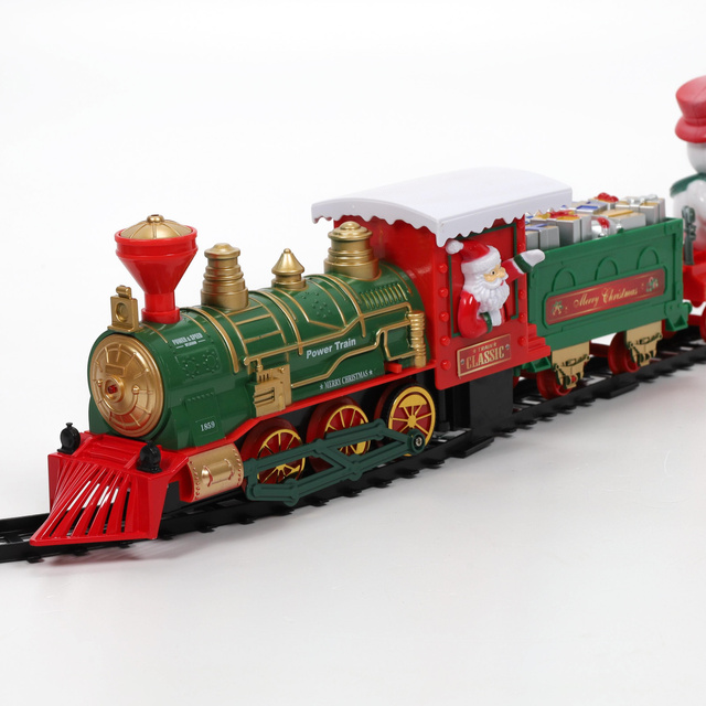 Trenuleț de Crăciun sub brad, 698 cm, 39 de elemente