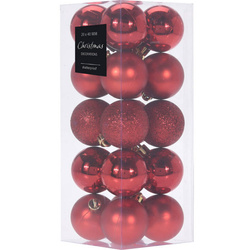 Set globulete de Crăciun, 20 buc, Ø 4 cm