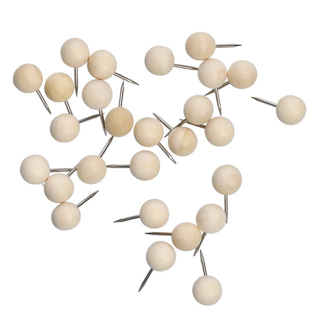 Pioneze din lemn, 25 buc, ZELLER