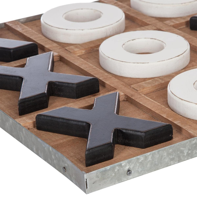 Joc din lemn X si 0, 35 x 35 cm