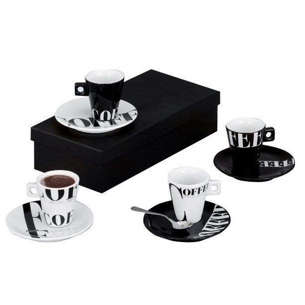 Set de servire cafea COFFEE STYLE, 8 piese, ZELLER, espresso