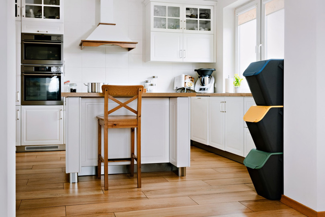 Recipiente de separare a deșeurilor, 3 buc, 25l, BINI