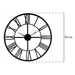 Ceas de perete negru Ø 70 cm, cu cifre romane, Atmosphera