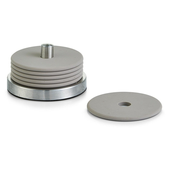 Suport pentru pahar, suport din silicon - 6 bucăți în set, ZELLER, gri