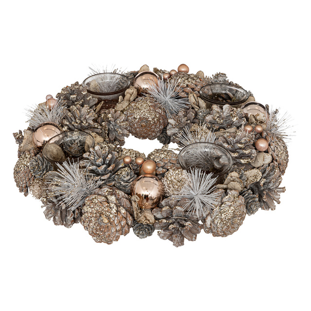 Coronita de Craciun cu spatiu pentru 4 lumanari, Ø 34 cm