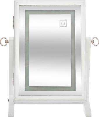 Dulap pentru bijuterii cu oglindă și iluminare cu LED