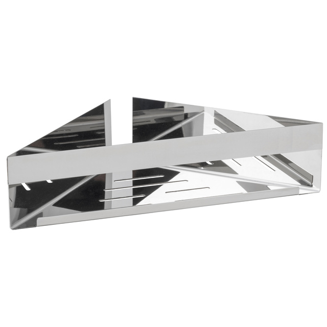 Raft de colt baie GENOVA, montaj fara gaurire Turbo-Loc, WENKO