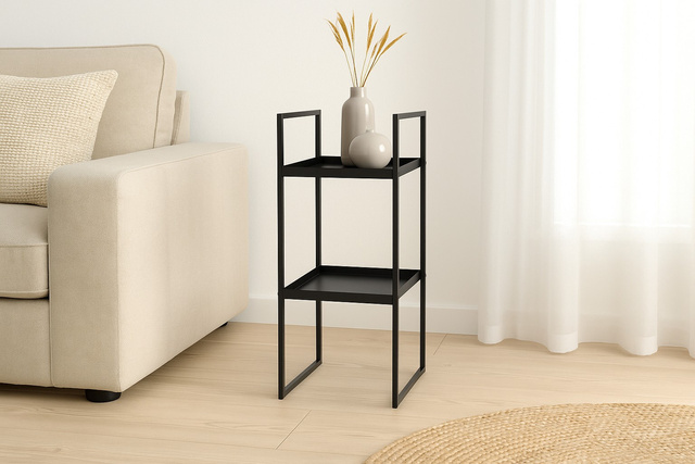 Masa de cafea loft FILI, metalică, 27 x 27 x 54 cm