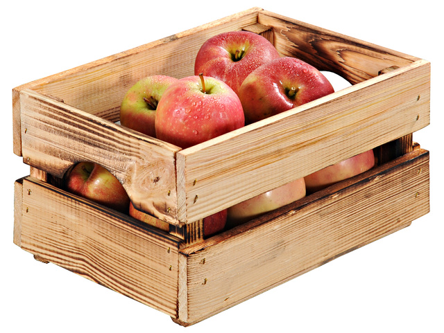 Cutie depozitare lemn, pin, 30 x 20 cm, Kesper