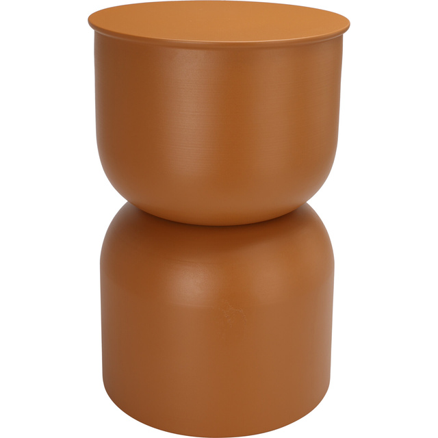 Masa coloană DISA, mată, Ø 31 cm, portocalie