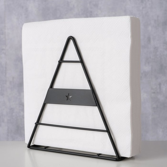 Suport metalic pentru servetele în formă de brad KAYA