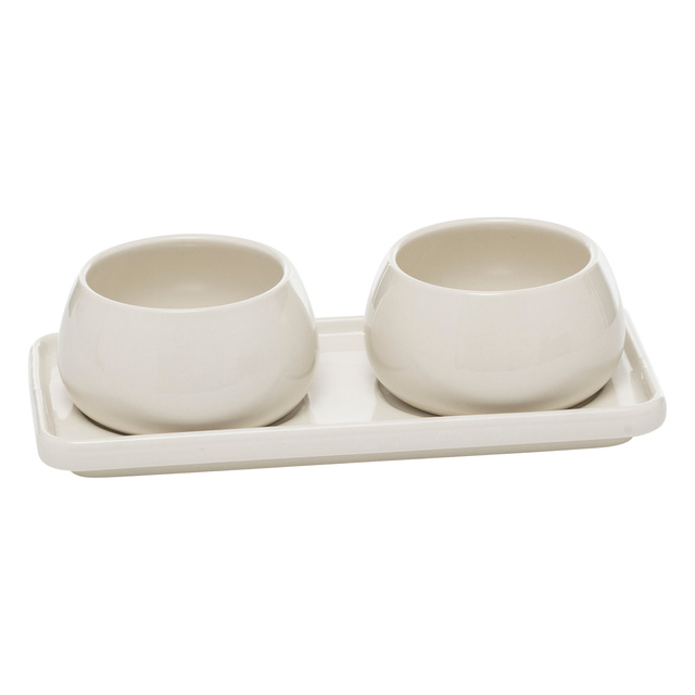 Set ceramic pentru servirea gustărilor NORA