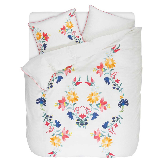 Lenjerie decorativă din satin de bumbac cu flori, fețe de pernă decorative, 200 x 220 cm, Esprit