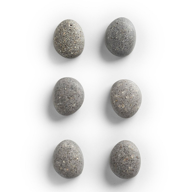Magneți STONE, polirășină, 6 bucăți, ZELLER