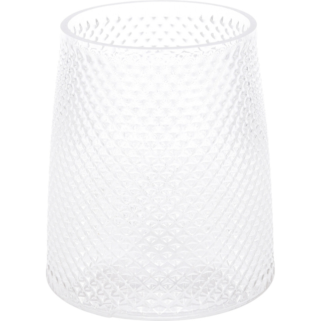 Vaza decorativa scurta din sticla, Ø 13 x 15,5 cm