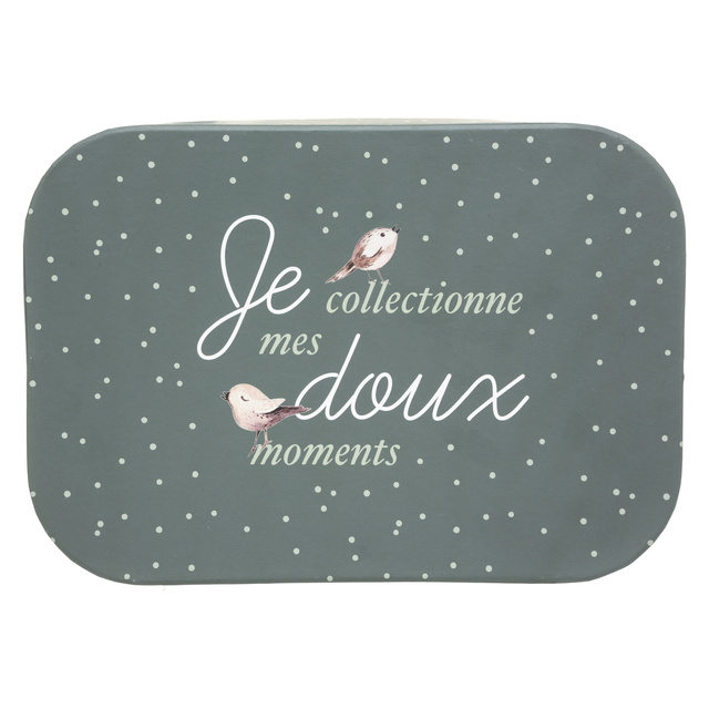 Set 3 cutii decorative cu capac Forest Friends