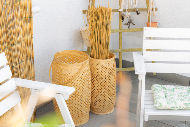 Set felinare de bambus RITUALITATE, 3 bucăți