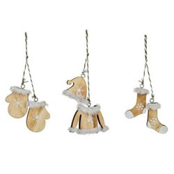 Pandantive din lemn cu tema iernii