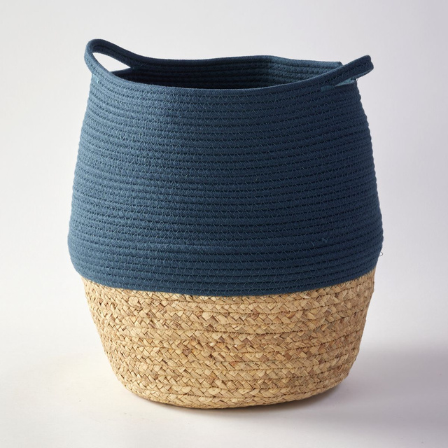 Coș pentru jucării rotund PAON din bumbac, Ø 30 cm