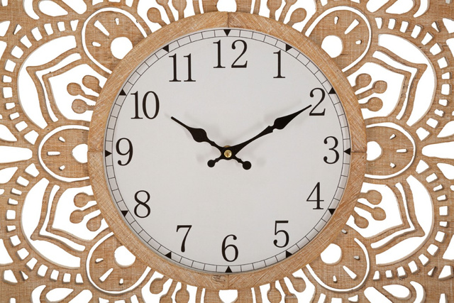 Ceas de perete cu cadran din dantela, Ø 60 cm