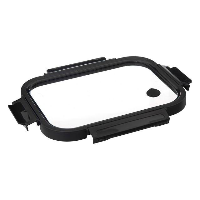 Recipient pentru alimente din sticla cu capac ermetic, transparent