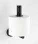 Suport hartie igienica MEZZANO, Negru, 18x12,5x8 cm, WENKO