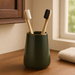 Suport periuță de dinți GREEN HARMONY, Ø 9 cm, ceramică