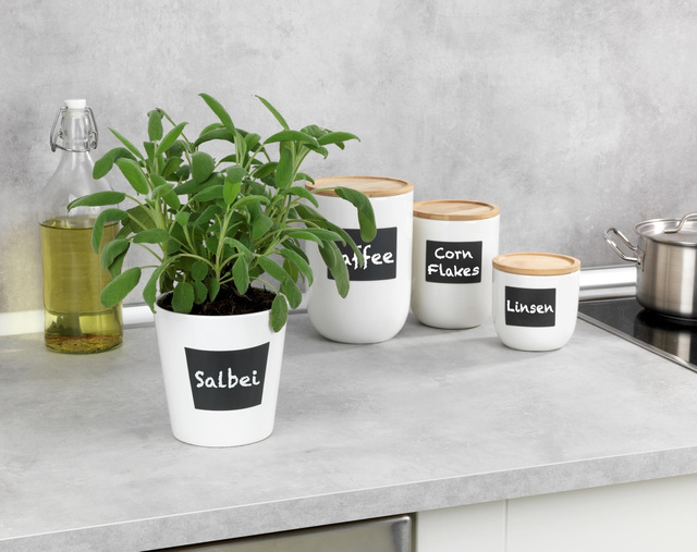 Ghiveci din ceramică WAIA, alb, ∅ 13, WENKO