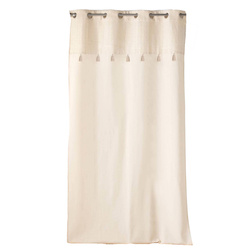 Perdea boho cu ciucuri, IZIGOLD, 140 x 240 cm