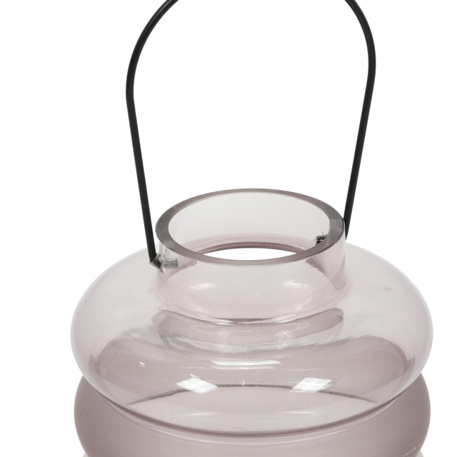 Lumanare lanterna din sticla, 20 cm