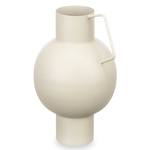 Vaza metalica, culoare pastel, inaltime 23 cm