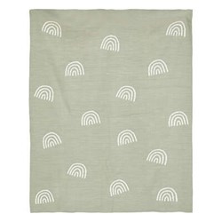 Pătură pentru copii, model curcubeu, 100 x 80 cm
