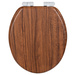 Capac toaleta CHESTNUT, MDF, Fix-Clip, WENKO