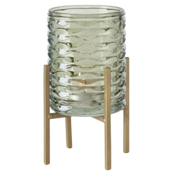 Suport  lumanare Bolito,  rotund, 8 cm,  verde deschis