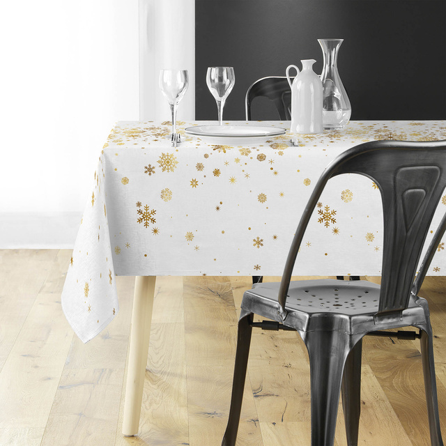 Față de masă cu fulgi de nea aurii, CONSTELAȚIE