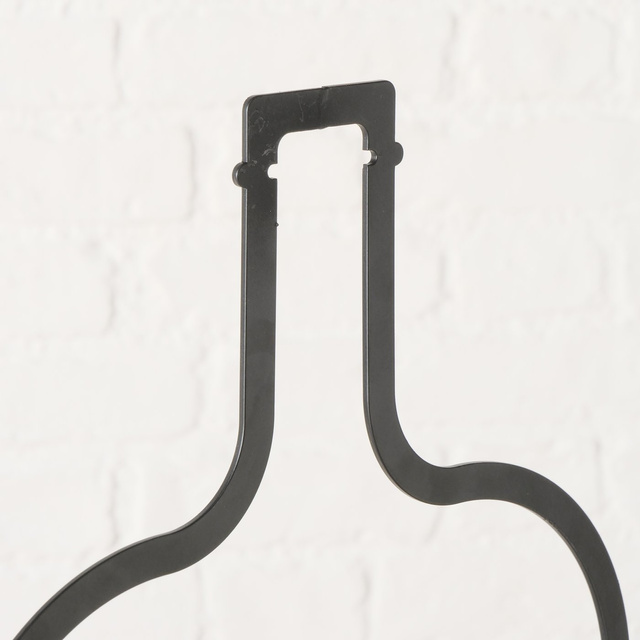 Suport metalic pentru vin în formă de sticlă BOTELLA, înălțime 54,5 cm