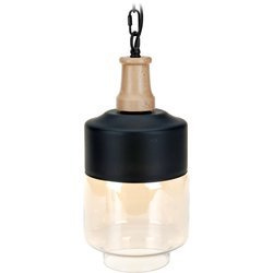 Lampa suspendata moderna, 18 x 32 cm, din sticla