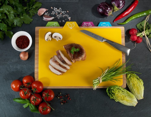 Set tocatoare BELLA, 4 blaturi pentru pește / carne / carne de vită / legume, Wenko