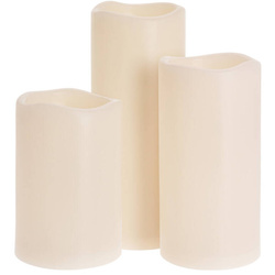 Set de lumânări LED, decor exterior