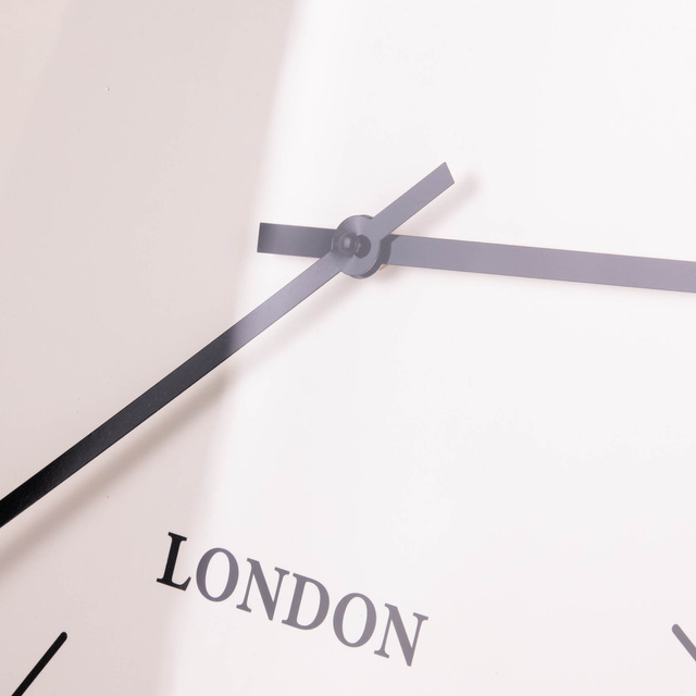 Ceas de perete pentru bucătărie, cadran minimalist, Ø 50 cm