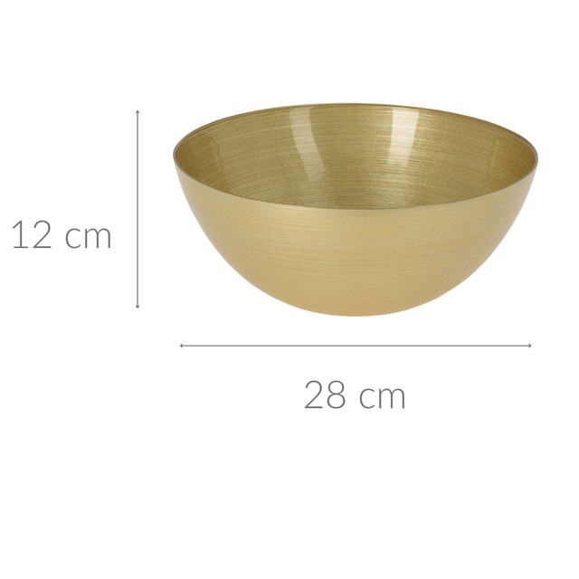 Vas decorativ din sticla, Ø 28 cm