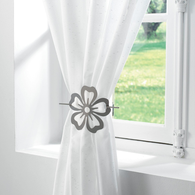 Clip pentru perdea cu flori, 1 buc