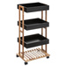 Raft mobil universal cu 4 niveluri, 30 x 41 x 88 cm