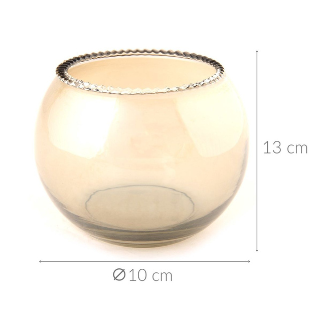 Suport pentru lumanare din sticla