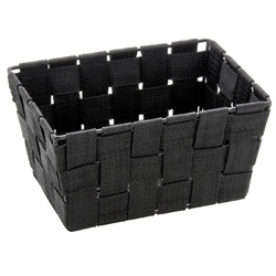 Organizator pentru baie ADRIA, Negru, WENKO