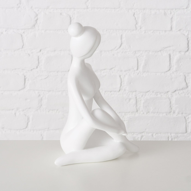 Figurina Yoga,
29 cm, alb