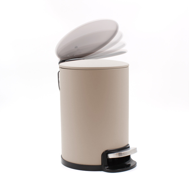 Coș de gunoi de baie cu închidere moale, 3 l, METALINE