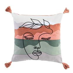 Perna decorativa 40 x 40 cm SIWANA, franjuri