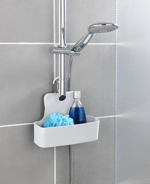 Raft pentru baie BARCELONA, alb, WENKO