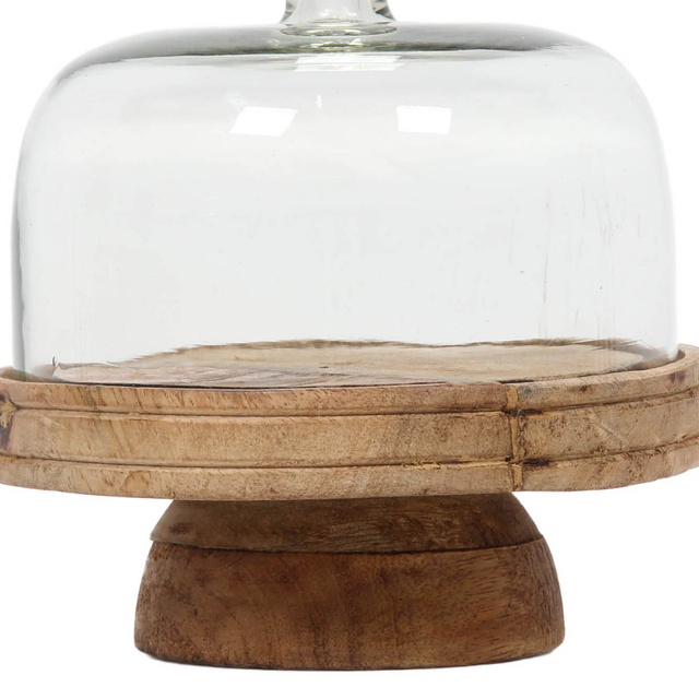 Suport pentru tort din lemn de mango, Ø 19 cm